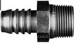 Parker - 1/8-27 Thread Hydraulic Hose Fitting - -4 Hose Size, 1/4" Hose Diam - Exact Tool & Supply