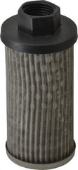 Parker - 15 LPM, 4 GPM, 2.67" Diam, Suction Strainer with Bypass - 1/2 Port NPT, 3.1" Long - Exact Tool & Supply