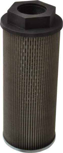 Parker - 130 LPM, 34 GPM, 4" Diam, Suction Strainer with Bypass - 1-1/2 Port NPT, 9.85" Long - Exact Tool & Supply