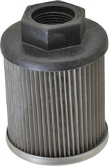 Parker - 25 LPM, 7 GPM, 2.52" Diam, Suction Strainer without Bypass - 3/4 Port NPT, 3.55" Long - Exact Tool & Supply