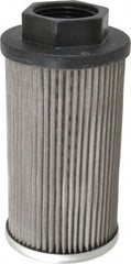 Parker - 50 LPM, 13 GPM, 2.52" Diam, Suction Strainer without Bypass - 1 Port NPT, 5-1/2" Long - Exact Tool & Supply