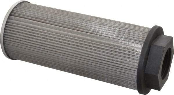 Parker - 130 LPM, 34 GPM, 3.39" Diam, Suction Strainer without Bypass - 1-1/2 Port NPT, 9.85" Long - Exact Tool & Supply