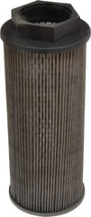 Parker - 180 LPM, 48 GPM, 3.39" Diam, Suction Strainer without Bypass - 2 Port NPT, 10.24" Long - Exact Tool & Supply