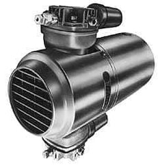 Gast - 1/6 hp, 1.3 CFM, Piston Compressor Pump - 115-1 Volt, 5.63" Long x 11.62" Wide x 8.44" High - Exact Tool & Supply