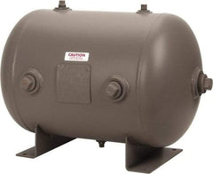 Made in USA - 19 Gallon, 200 Max psi Universal Horizontal Tank - 1-1/2" Inlet, 25" Tank Length x 16" Tank Diam - Exact Tool & Supply