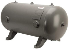 Made in USA - 20 Gallon, 200 Max psi Horizontal Tank - 1-1/2" Inlet, 33" Tank Length x 14" Tank Diam - Exact Tool & Supply