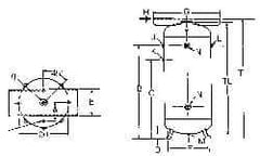 Made in USA - 80 Gallon, 200 Max psi Vertical Tank with Plate - 1-1/4" Inlet, 48" Tank Length x 24" Tank Diam - Exact Tool & Supply