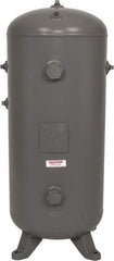 Made in USA - 30 Gallon, 200 Max psi Vertical Tank - 1-1/2" Inlet, 38" Tank Length x 16" Tank Diam - Exact Tool & Supply