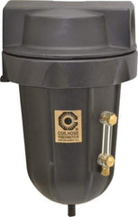 Coilhose Pneumatics - 3/4" Port, 9" High, FRL Filter with Aluminum Bowl & Automatic Drain - 250 Max psi, 250°F Max, 23 oz Bowl Capacity - Exact Tool & Supply