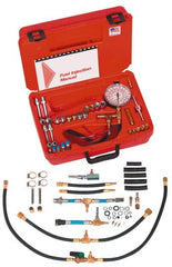 Value Collection - 4 Inch Long Hose, 0 to 100 psi, Deluxe Global Fuel Injection Pressure Test Set - Exact Tool & Supply