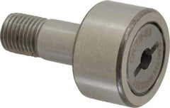 Accurate Bushing - 7/8" Roller Diam x 1/2" Width, 3/8" Stud Diam x 7/8" Length, Stud Cam Follower - Stainless Steel, 3/8" Thread Length, 3/8-24 Thread, 1-3/8" OAL, 1,245 Lb Dynamic Cap - Exact Tool & Supply