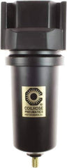 Coilhose Pneumatics - 3/4" Port Coalescing Filter - Aluminum Bowl, 0.3 Micron Rating, 7-1/2" High - Exact Tool & Supply