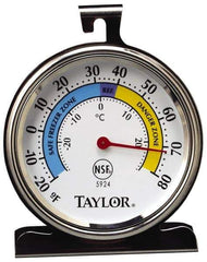 Taylor - Cooking & Refrigeration Thermometers Type: Refrigeration Thermometer Maximum Temperature (F): 60 - Exact Tool & Supply