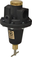 Coilhose Pneumatics - 1 NPT Port, 160 CFM, Cast Aluminum Tamper Proof Heavy-Duty T-Handle Regulator - 0 to 200 psi Range, 250 Max psi Supply Pressure, 1/4" Gauge Port Thread, 5" Wide x 8-1/2" High - Exact Tool & Supply