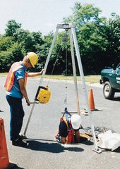 Gemtor - Confined Space Entry & Retrieval Systems Hoist Type: Tripod Hoist Base: Portable - Exact Tool & Supply