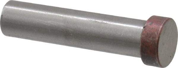 Dayton Lamina - 1/2" Head Diam, 3/8" Shank Diam, Basic Head, A2 Grade Tool Steel, Solid Mold Die Blank & Punch - 3/16" Head Height, 1-3/4" OAL, Blank Punch, Regular (KPB) Series - Exact Tool & Supply