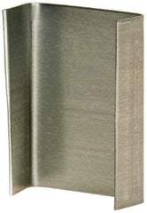 Made in USA - 3/4 Inch Wide, Snap On, Steel Open Seal - 1,000 Piece - Exact Tool & Supply