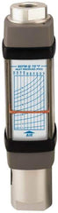 Hedland - 1/2" NPTF Port Compressed Air & Gas Flowmeter - 600 Max psi, 150 SCFM, Anodized Aluminum - Exact Tool & Supply