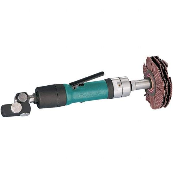 Dynabrade - 0.4 hp, 3,200 RPM Finishing Sander - 22 CFM Air Consumption, 6.21 bar Air Pressure, 1/4 NPT Inlet - Exact Tool & Supply