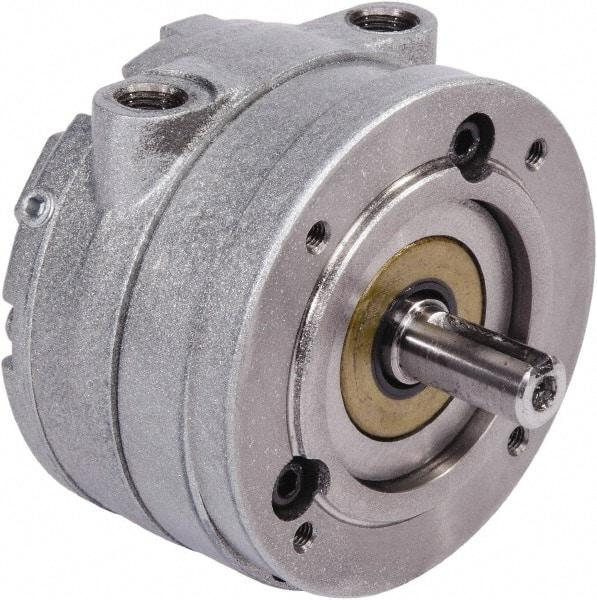 Gast - 0.92 hp Clockwise Hub Air Actuated Motor - 0:00 Gear Ratio, 3,000 Max RPM, 1.13" Shaft Length, 1/2" Shaft Diam - Exact Tool & Supply