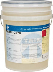 Master Fluid Solutions - Trim C270, 5 Gal Pail Cutting & Grinding Fluid - Synthetic, For Drilling, Reaming, Tapping - Exact Tool & Supply