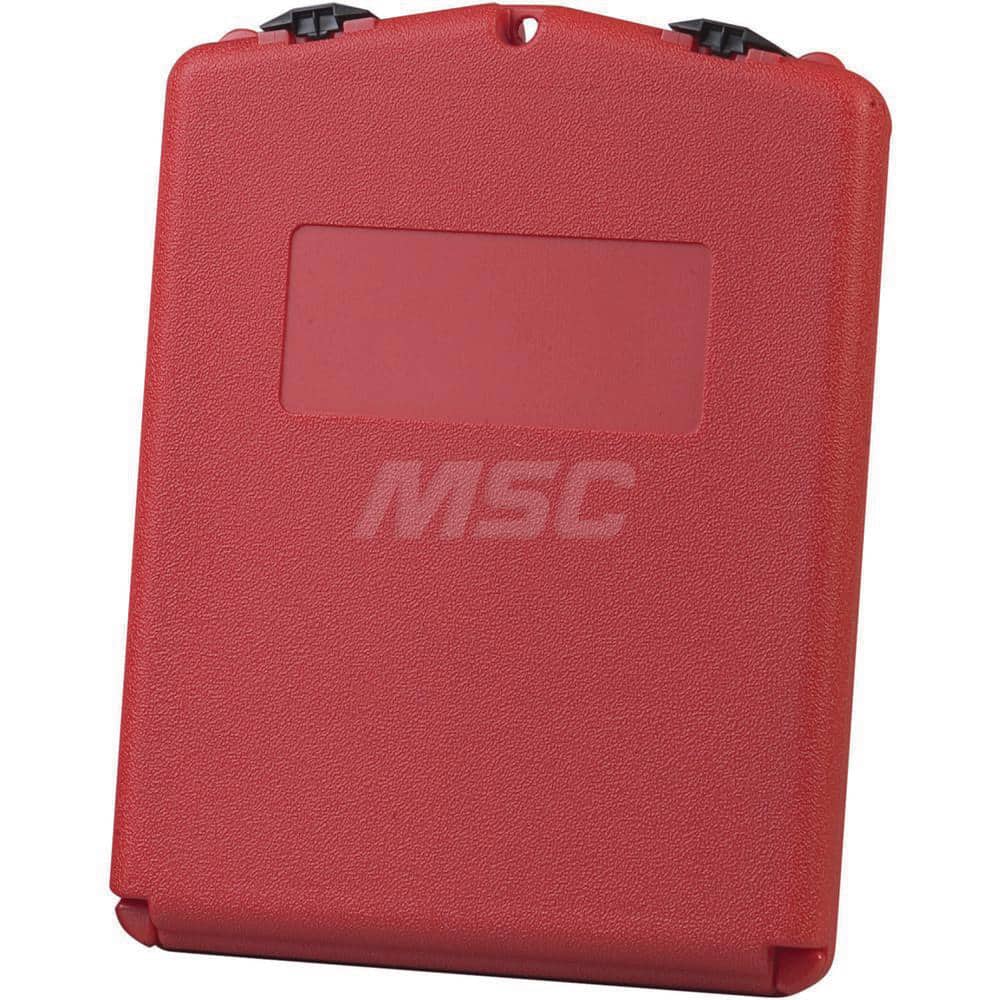 Justrite - Document Protectors; Type: Document Storage Boxes ; Width (Inch): 11 ; Height (Inch): 14.5 ; Number of Pieces: 20.000 ; Color: Red - Exact Tool & Supply
