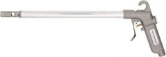 Value Collection - 150 Max psi High Power Venturi Nozzle Pistol Grip Blow Gun - 1/4 NPT Inlet, 12" Tube Length, Aluminum - Exact Tool & Supply