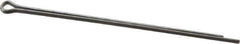 Value Collection - 1/16" Diam x 2" Long Extended Prong Cotter Pin - Grade 2, Zinc-Plated, Steel - Exact Tool & Supply