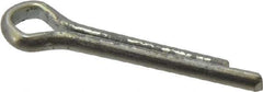 Value Collection - 1/8" Diam x 3/4" Long Extended Prong Cotter Pin - Grade 2, Zinc-Plated, Steel - Exact Tool & Supply