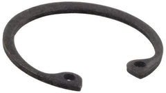 Value Collection - 1-9/16" Nominal, 0.062" Thick, Phosphate Finish, Spring Steel Snap Internal Retaining Ring - 0.068" Groove Width, 0.048" Groove Depth, 1.658" Groove Diam - Exact Tool & Supply