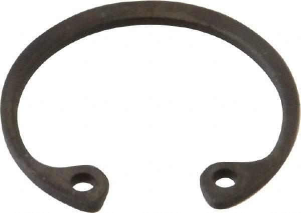 Value Collection - 13/16" Nominal, 0.042" Thick, Phosphate Finish, Spring Steel Snap Internal Retaining Ring - 0.046" Groove Width, 0.025" Groove Depth, 0.862" Groove Diam - Exact Tool & Supply