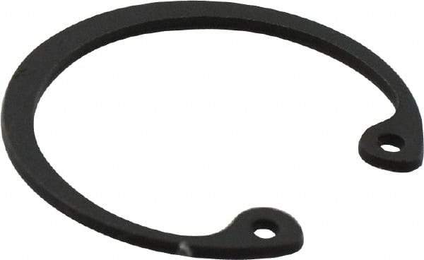 Value Collection - 7/8" Nominal, 0.042" Thick, Phosphate Finish, Spring Steel Snap Internal Retaining Ring - 0.046" Groove Width, 0.028" Groove Depth, 0.931" Groove Diam - Exact Tool & Supply