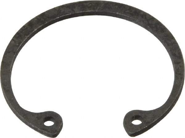 Value Collection - 15/16" Nominal, 0.042" Thick, Phosphate Finish, Spring Steel Snap Internal Retaining Ring - 0.046" Groove Width, 0.031" Groove Depth, 1" Groove Diam - Exact Tool & Supply