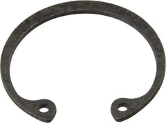 Value Collection - 15/16" Nominal, 0.042" Thick, Phosphate Finish, Spring Steel Snap Internal Retaining Ring - 0.046" Groove Width, 0.031" Groove Depth, 1" Groove Diam - Exact Tool & Supply
