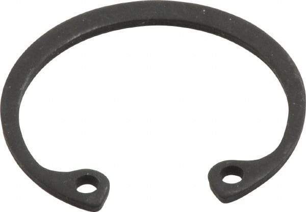 Value Collection - 1-1/16" Nominal, 0.05" Thick, Phosphate Finish, Spring Steel Snap Internal Retaining Ring - 0.056" Groove Width, 0.034" Groove Depth, 1.13" Groove Diam - Exact Tool & Supply