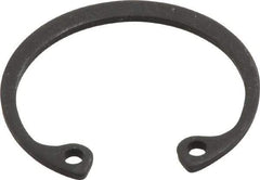 Value Collection - 1-1/16" Nominal, 0.05" Thick, Phosphate Finish, Spring Steel Snap Internal Retaining Ring - 0.056" Groove Width, 0.034" Groove Depth, 1.13" Groove Diam - Exact Tool & Supply