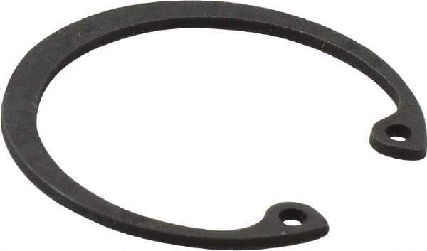 Value Collection - 1-3/16" Nominal, 0.05" Thick, Phosphate Finish, Spring Steel Snap Internal Retaining Ring - 0.056" Groove Width, 0.037" Groove Depth, 1.262" Groove Diam - Exact Tool & Supply
