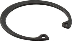 Value Collection - 1-1/4" Nominal, 0.05" Thick, Phosphate Finish, Spring Steel Snap Internal Retaining Ring - 0.056" Groove Width, 0.04" Groove Depth, 1.33" Groove Diam - Exact Tool & Supply