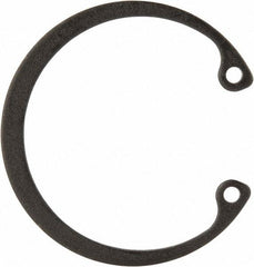 Value Collection - 1-5/16" Nominal, 0.05" Thick, Phosphate Finish, Spring Steel Snap Internal Retaining Ring - 0.056" Groove Width, 0.042" Groove Depth, 1.396" Groove Diam - Exact Tool & Supply