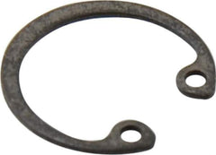 Value Collection - 5/16" Nominal, 0.015" Thick, Phosphate Finish, Spring Steel Snap Internal Retaining Ring - 0.02" Groove Width, 0.009" Groove Depth, 0.33" Groove Diam - Exact Tool & Supply