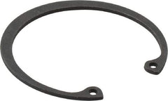 Value Collection - 1-7/16" Nominal, 0.05" Thick, Phosphate Finish, Spring Steel Snap Internal Retaining Ring - 0.056" Groove Width, 0.045" Groove Depth, 1.528" Groove Diam - Exact Tool & Supply