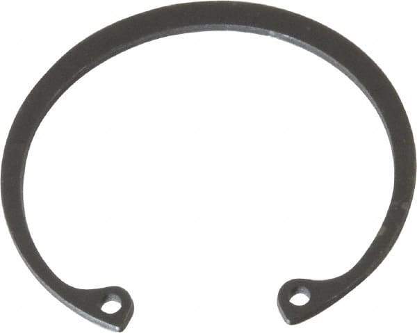 Value Collection - 1-1/2" Nominal, 0.05" Thick, Phosphate Finish, Spring Steel Snap Internal Retaining Ring - 0.056" Groove Width, 0.047" Groove Depth, 1.594" Groove Diam - Exact Tool & Supply