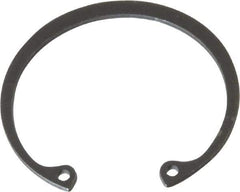 Value Collection - 1-1/2" Nominal, 0.05" Thick, Phosphate Finish, Spring Steel Snap Internal Retaining Ring - 0.056" Groove Width, 0.047" Groove Depth, 1.594" Groove Diam - Exact Tool & Supply