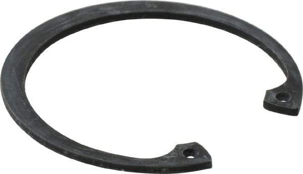 Value Collection - 1-11/16" Nominal, 0.062" Thick, Phosphate Finish, Spring Steel Snap Internal Retaining Ring - 0.068" Groove Width, 0.052" Groove Depth, 1.792" Groove Diam - Exact Tool & Supply