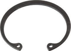 Value Collection - 1-13/16" Nominal, 0.062" Thick, Phosphate Finish, Spring Steel Snap Internal Retaining Ring - 0.068" Groove Width, 0.055" Groove Depth, 1.922" Groove Diam - Exact Tool & Supply