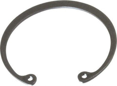 Value Collection - 2" Nominal, 0.062" Thick, Phosphate Finish, Spring Steel Snap Internal Retaining Ring - 0.068" Groove Width, 0.061" Groove Depth, 2.122" Groove Diam - Exact Tool & Supply