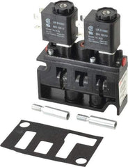 ARO/Ingersoll-Rand - 1/4", 2-Position Alpha Stacking Solenoid Valve - 120 VAC, 1.9 CV Rate, 3-7/8" High x 3-15/32" Long - Exact Tool & Supply