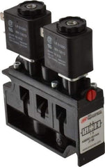 ARO/Ingersoll-Rand - 1/4", 3-Position Alpha Stacking Solenoid Valve - 120 VAC, 1.9 CV Rate, 3-7/8" High x 3-15/32" Long - Exact Tool & Supply