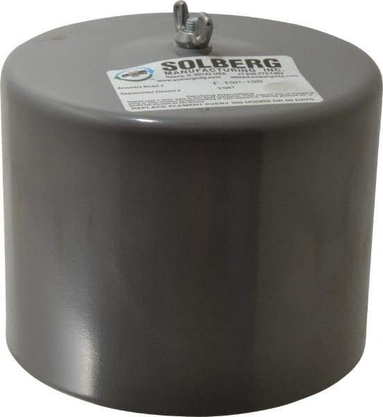 Made in USA - 1" Port, 6" High x 6" Wide, FRL Filter - 35 SCFM, 220°F Max - Exact Tool & Supply