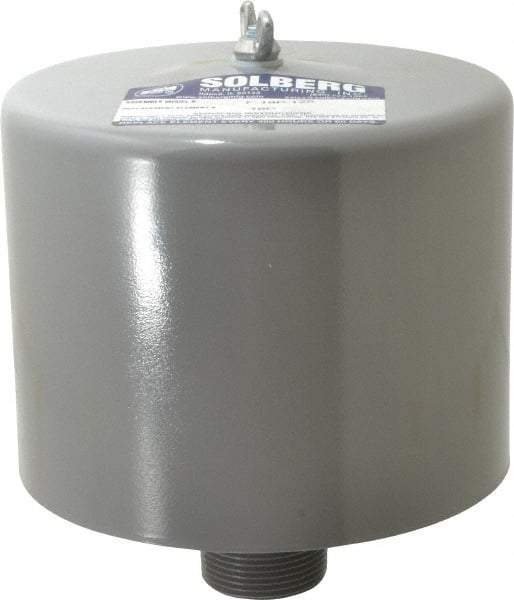 Made in USA - 1-1/4" Port, 6" High x 6" Wide, FRL Filter - 80 SCFM, 220°F Max - Exact Tool & Supply